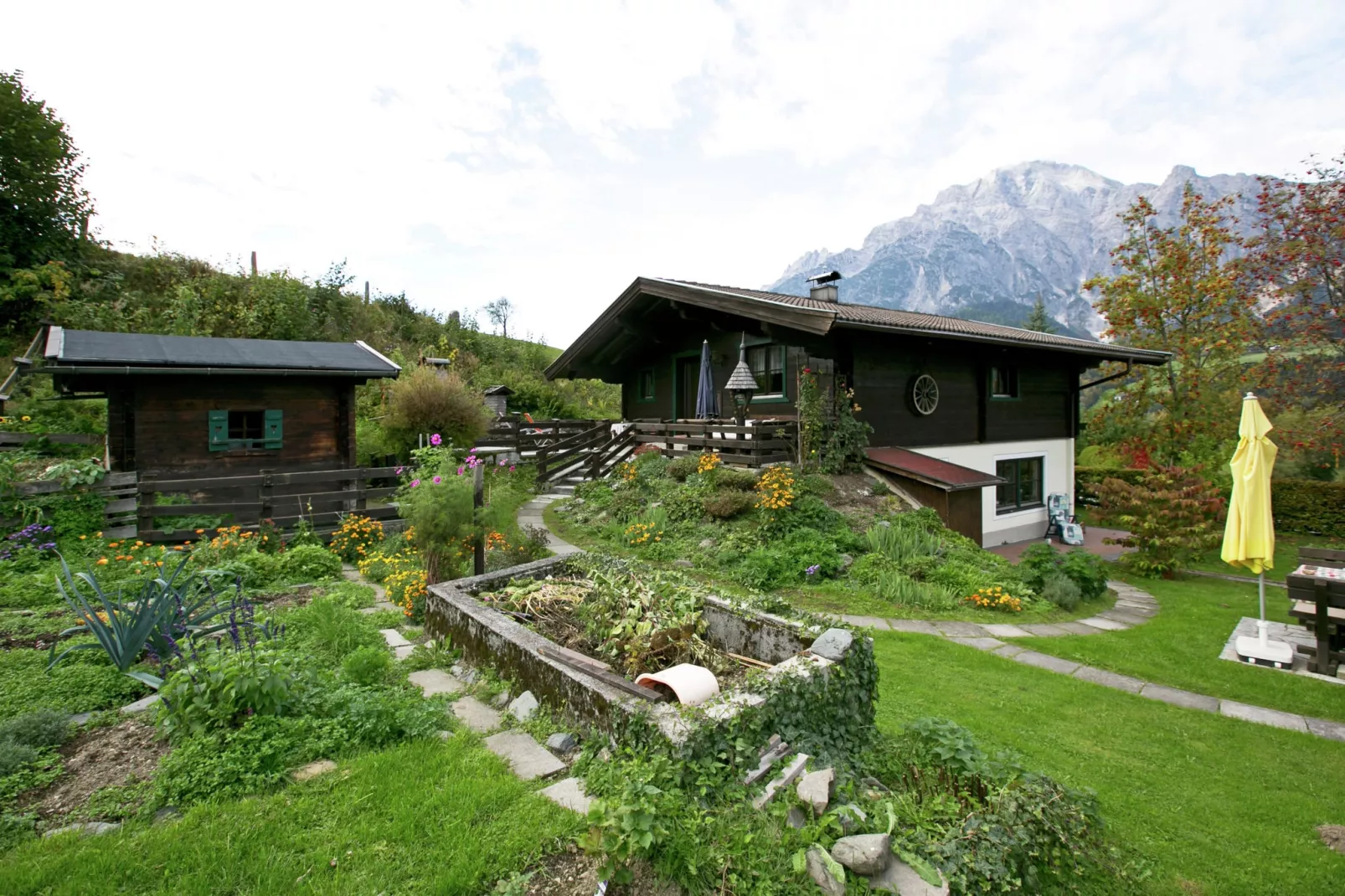 Chalet Madreit-Tuinen zomer