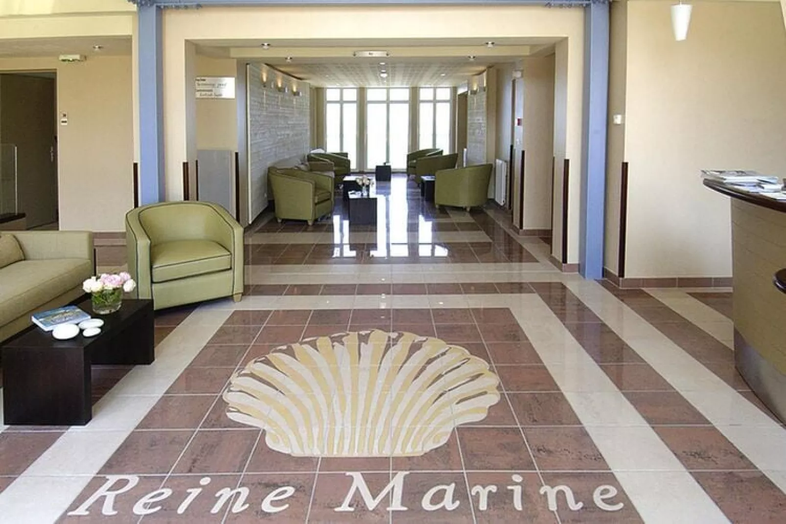 Residence Reine Marine St Malo // Apt 2 pc sud 4 pers-Woonkamer
