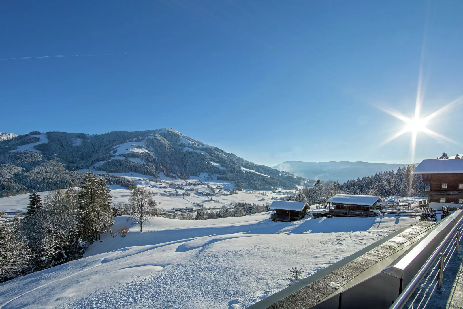 Appartement Riedmann-Uitzicht winter