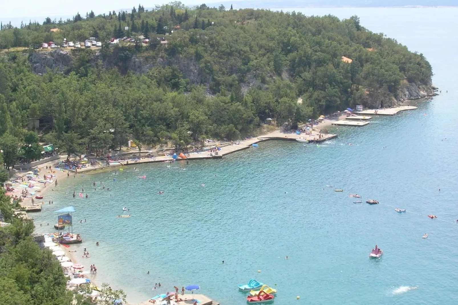 Apartment Villa Grande A2-Gebieden zomer 1km
