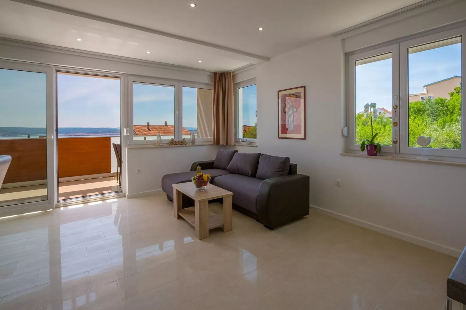 Villa Apartment Grande A7-Woonkamer