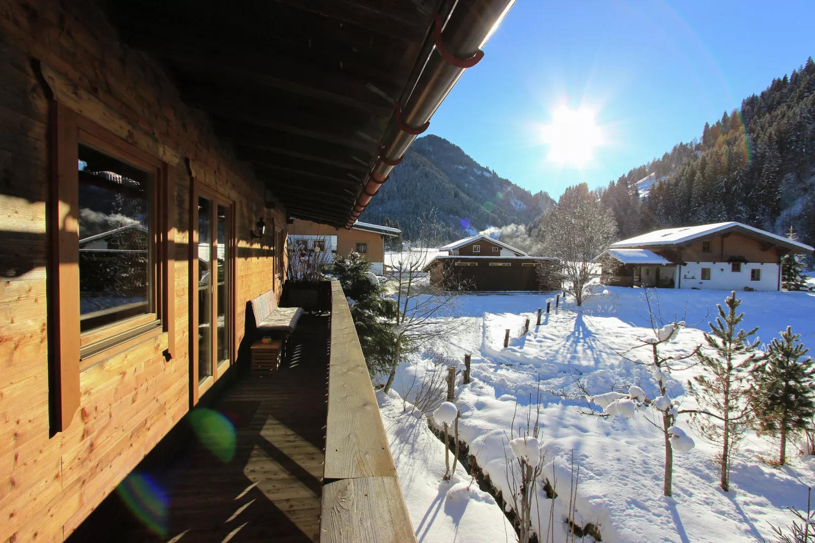 Chalet Leo-Terrasbalkon