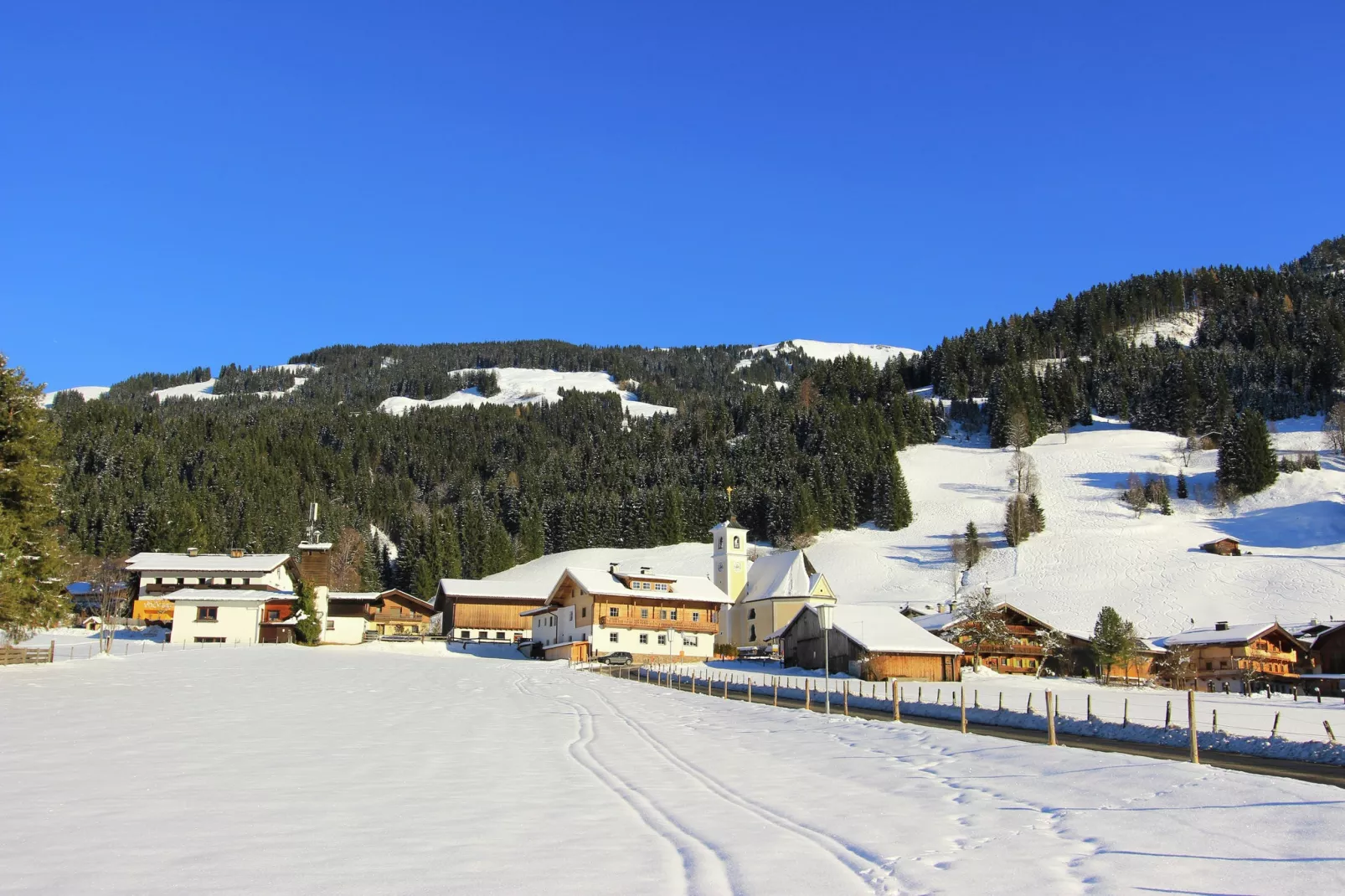 Chalet Leo-Gebied winter 1km