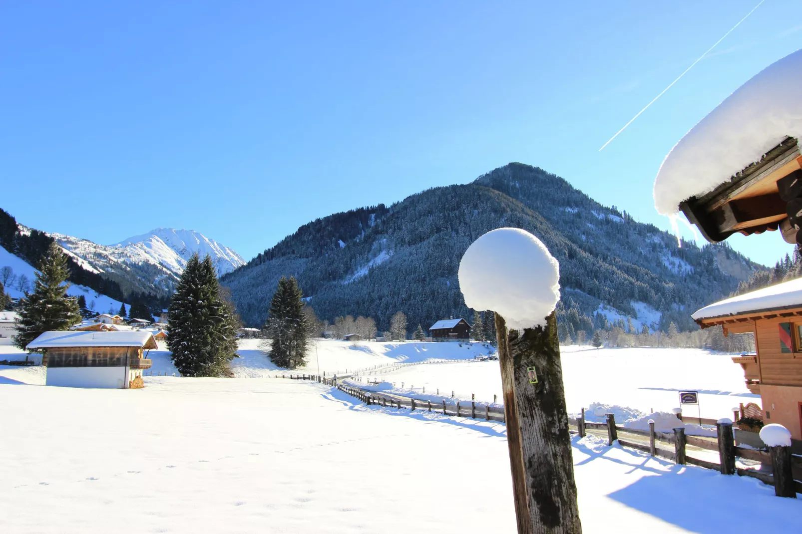 Chalet Leo-Gebied winter 1km