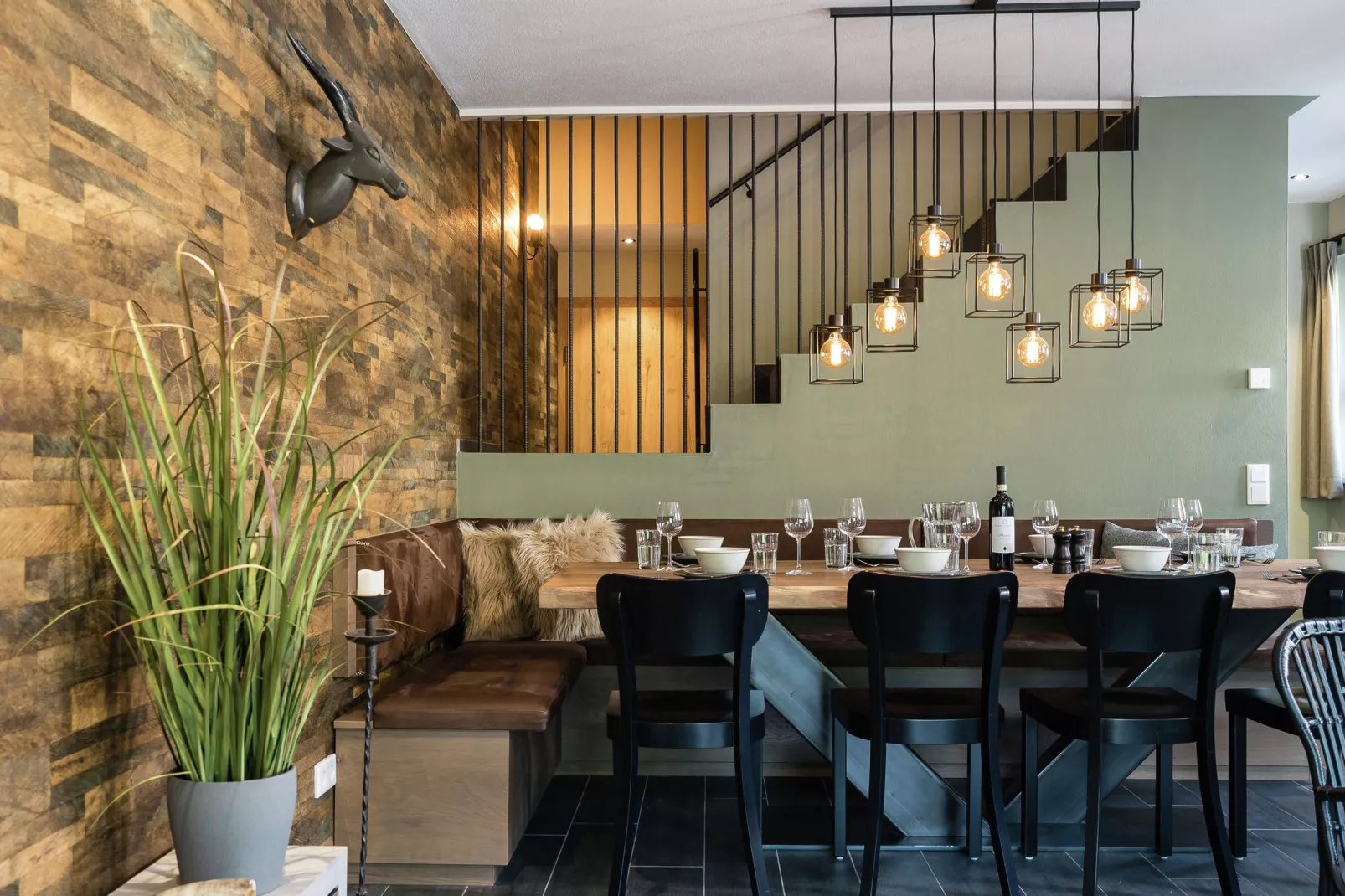 Chalet Schneeloewe S-Woonkamer