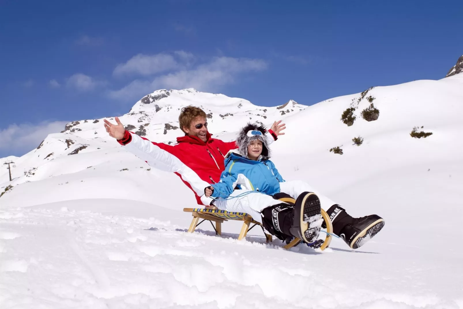 Chalet Schneeloewe S-Gebied winter 5km