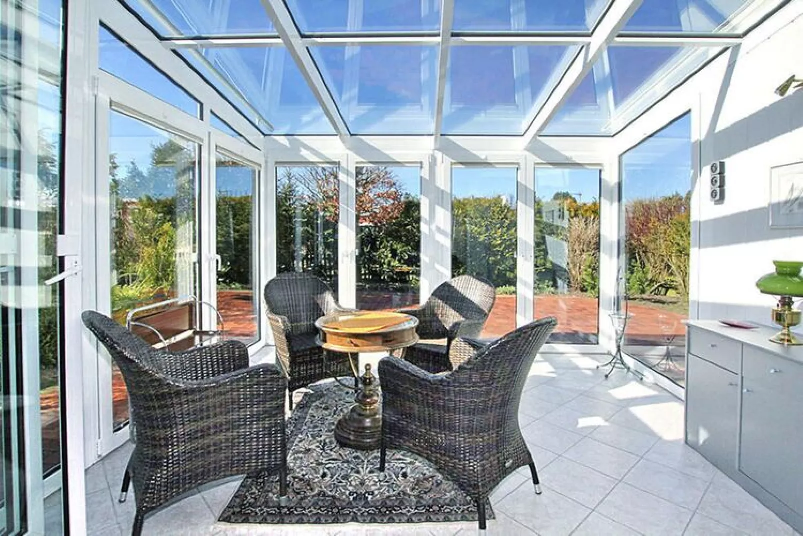 Ferienbungalow in Dornumersiel-Woonkamer