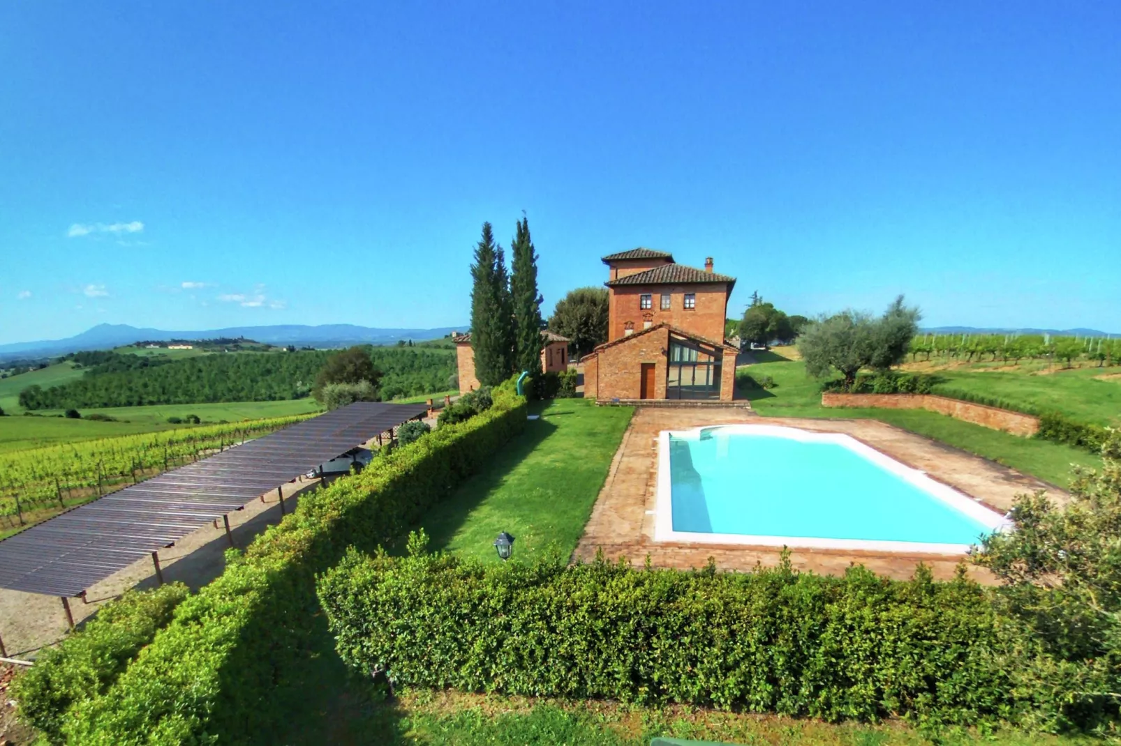 Gezellig appartement in Montepulciano met zwembad-Zwembad