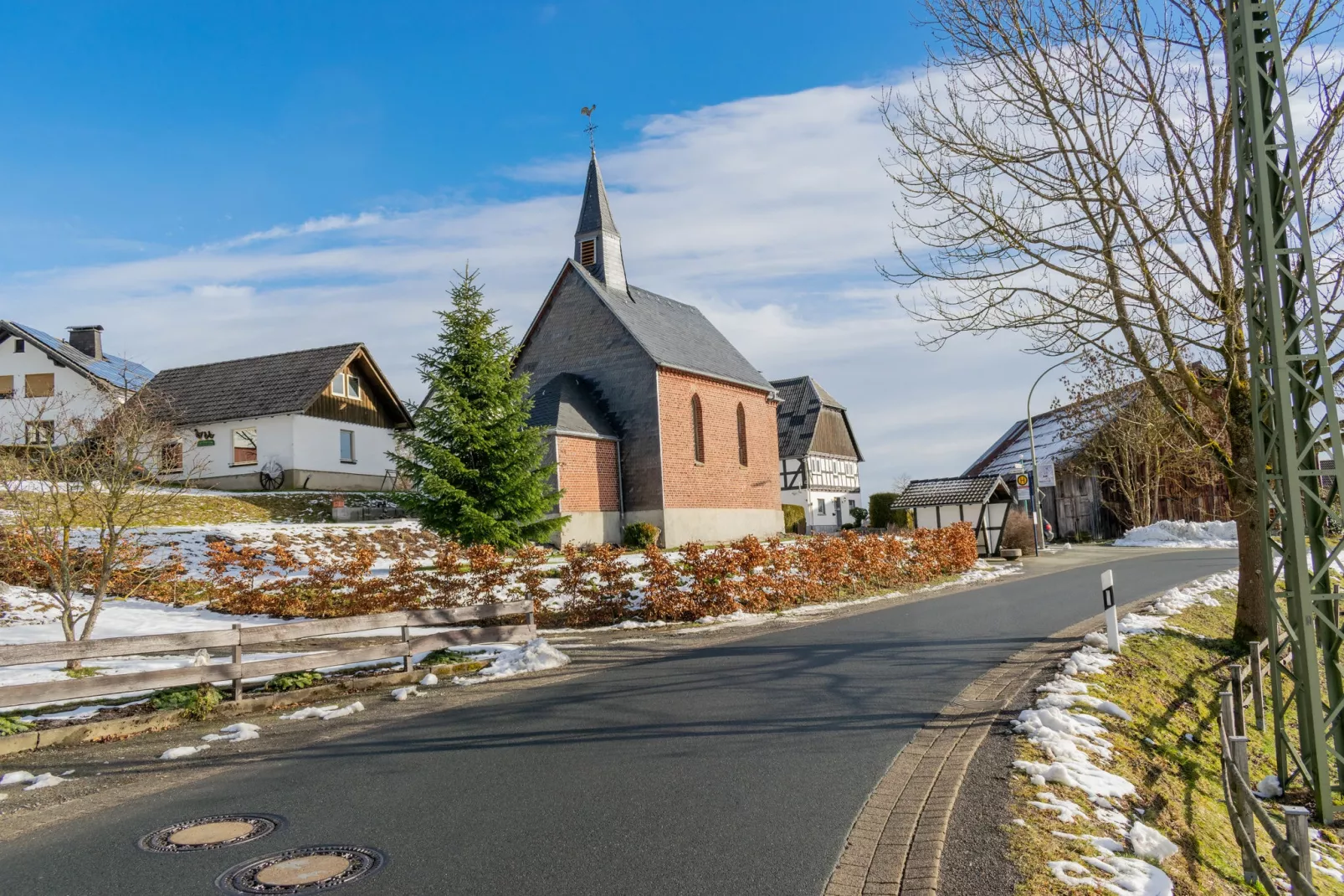 Ferienwohnung Lichte-Gebied winter 1km