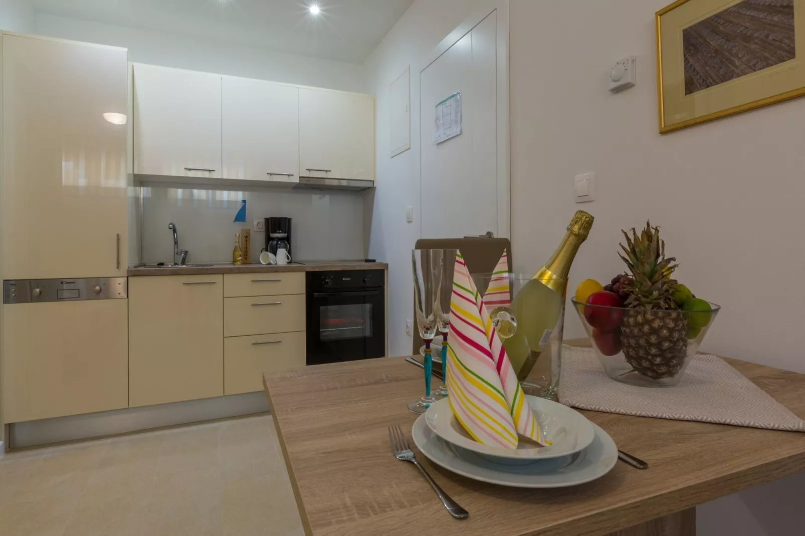Studio Apartment Vila Grande A1-Keuken