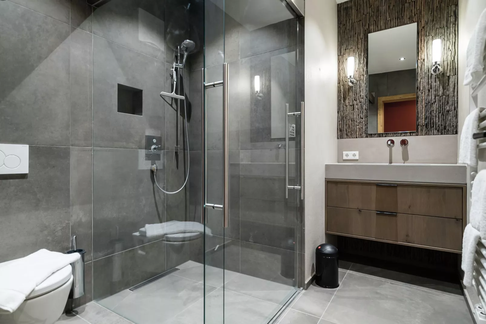 Chalet Schneeloewe L-Badkamer