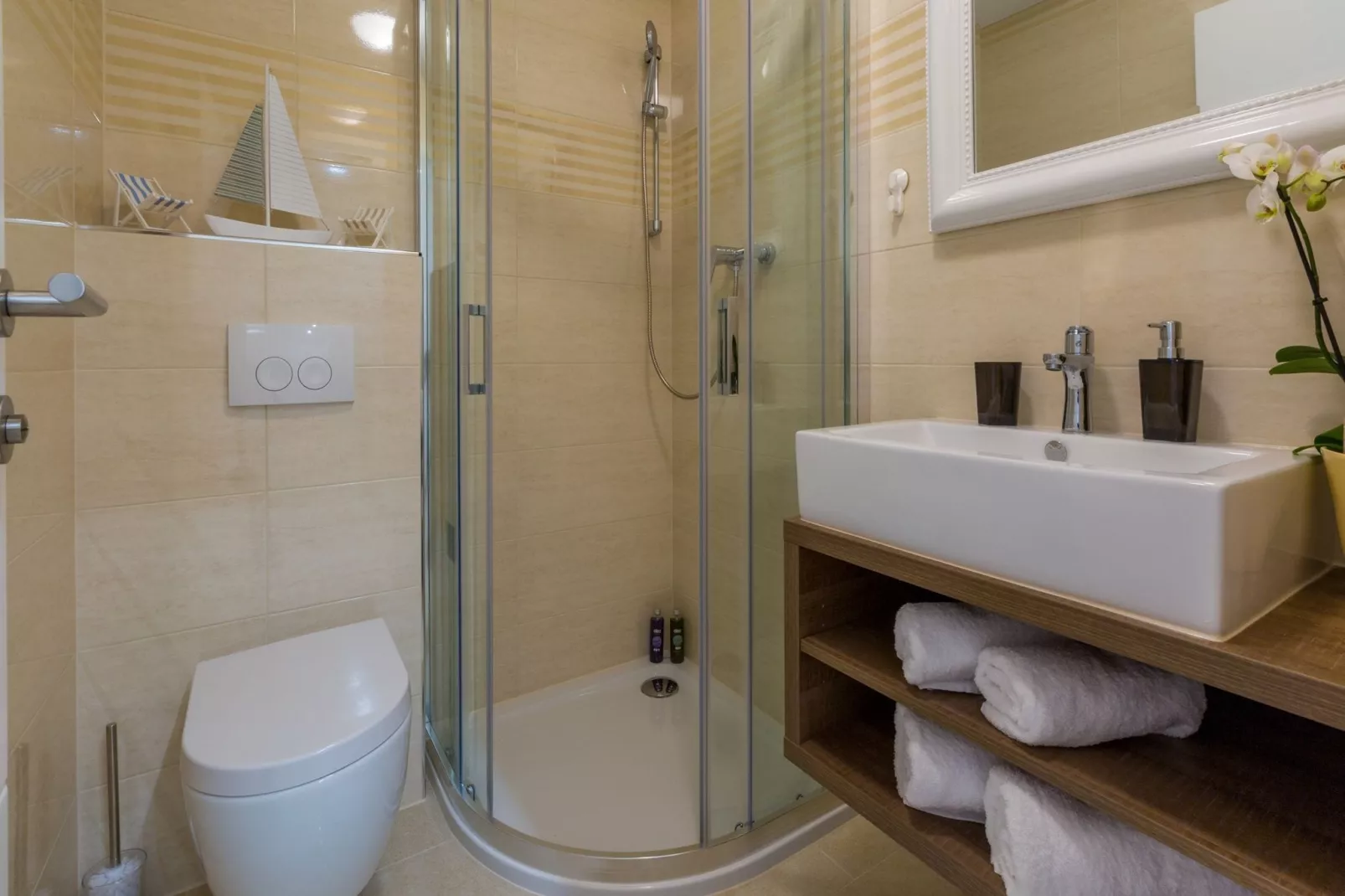 Studio Apartment Vila Grande A1-Badkamer