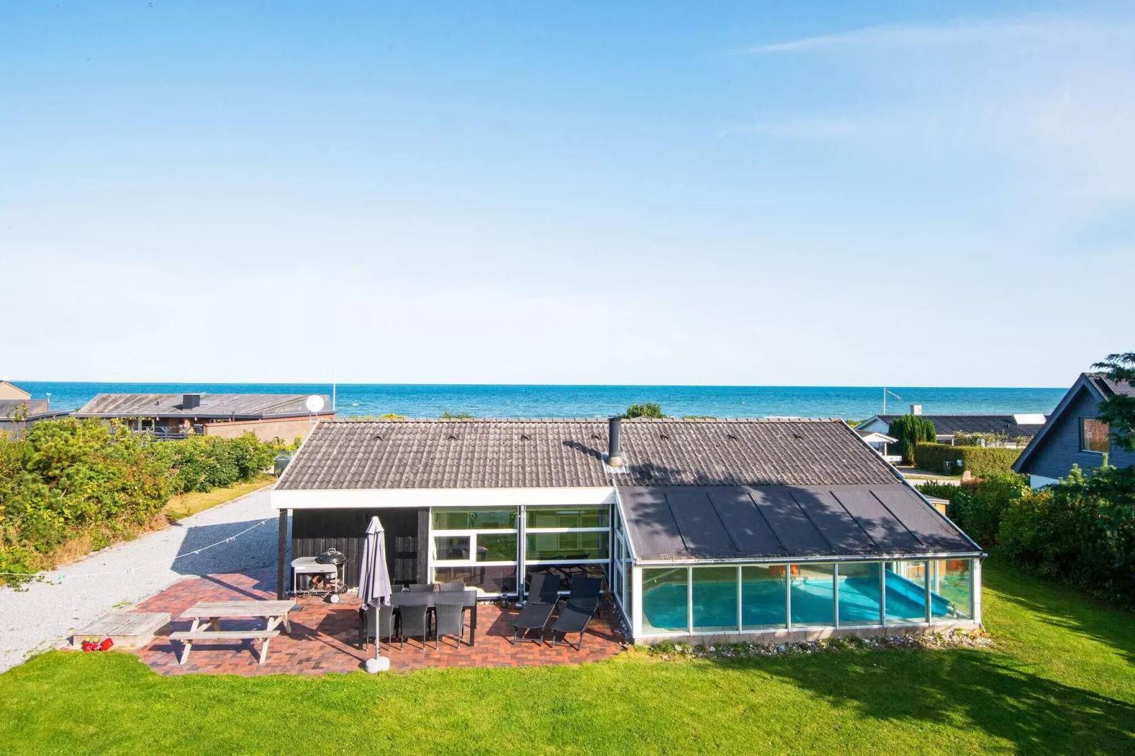 Moderne villa in Allingåbro in de buurt van het strand