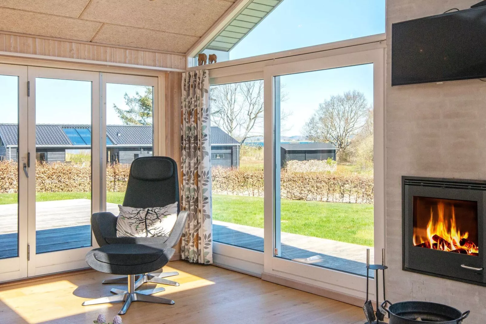 Luchtig vakantiehuis in Juelsminde met gratis WiFi-Binnen