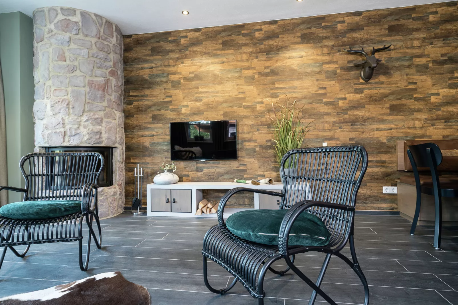 Chalet Schneeloewe XL-Woonkamer