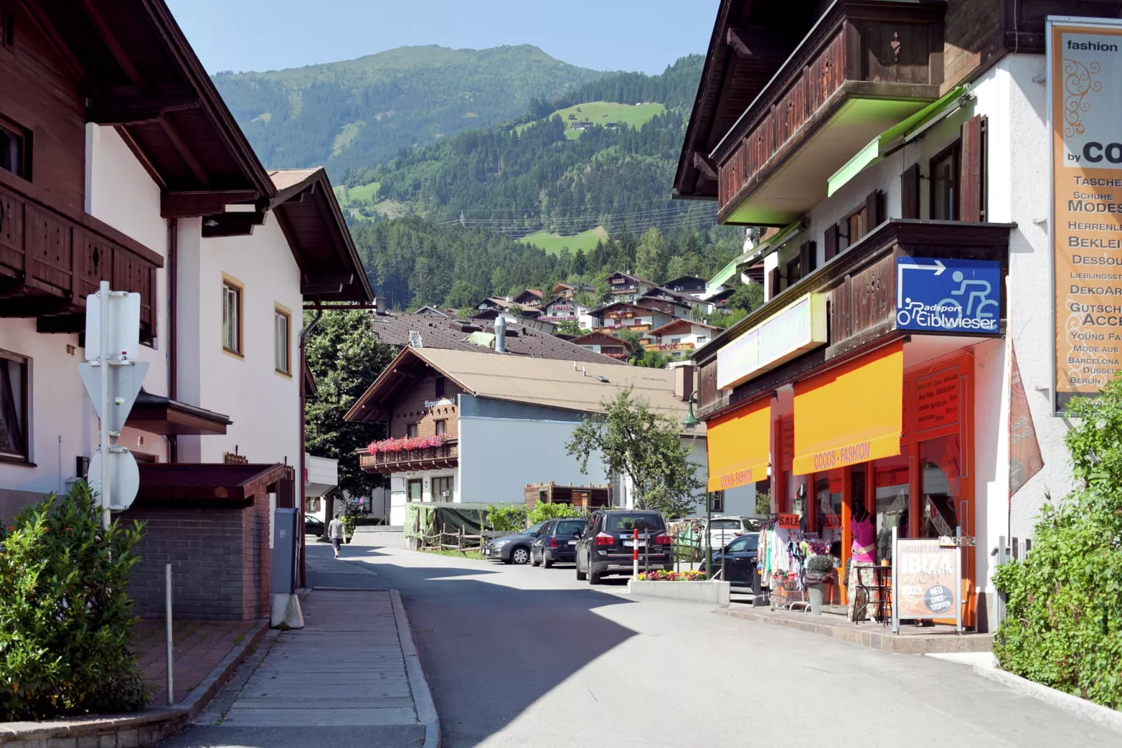 Haus Nachtschatt-Gebieden zomer 1km