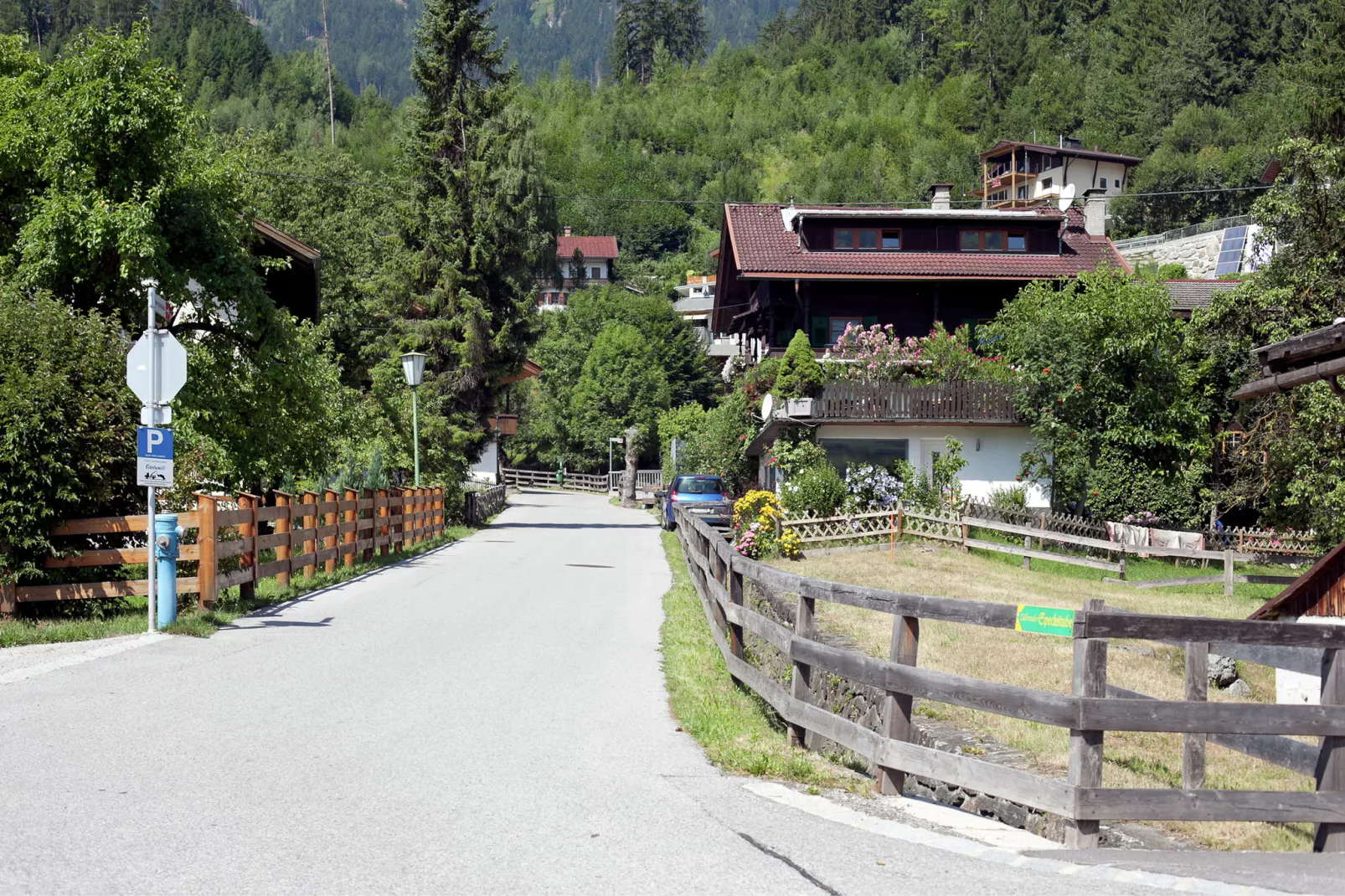 Haus Nachtschatt-Gebieden zomer 1km