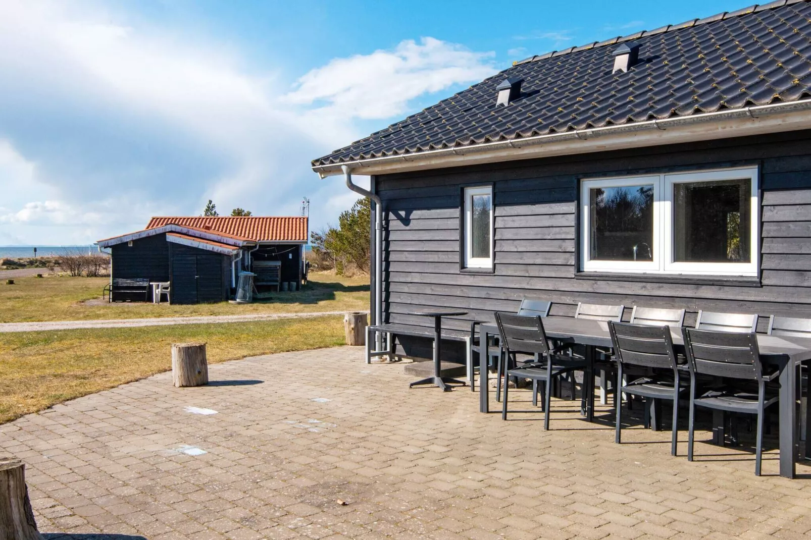 Ruime vakantiewoning in Logstor met een zwembad-Waterzicht