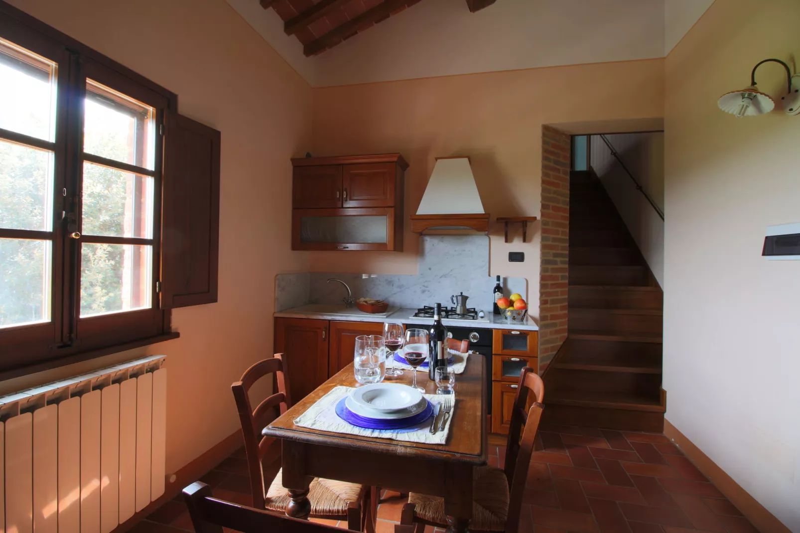 Sfeervol appartement in Montepulciano met zwembad-Keuken