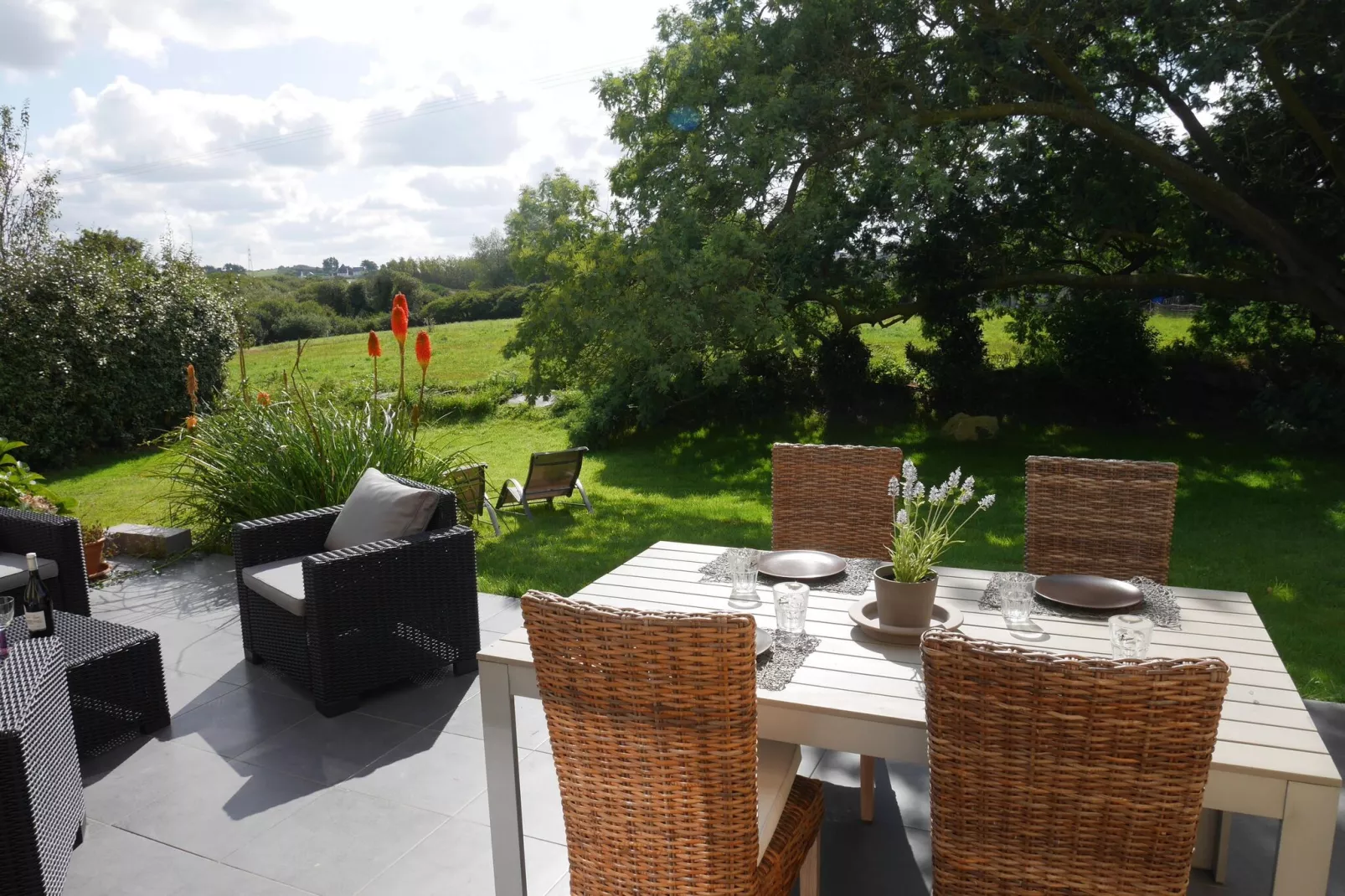 Ferienhaus Guissény-Tuinen zomer