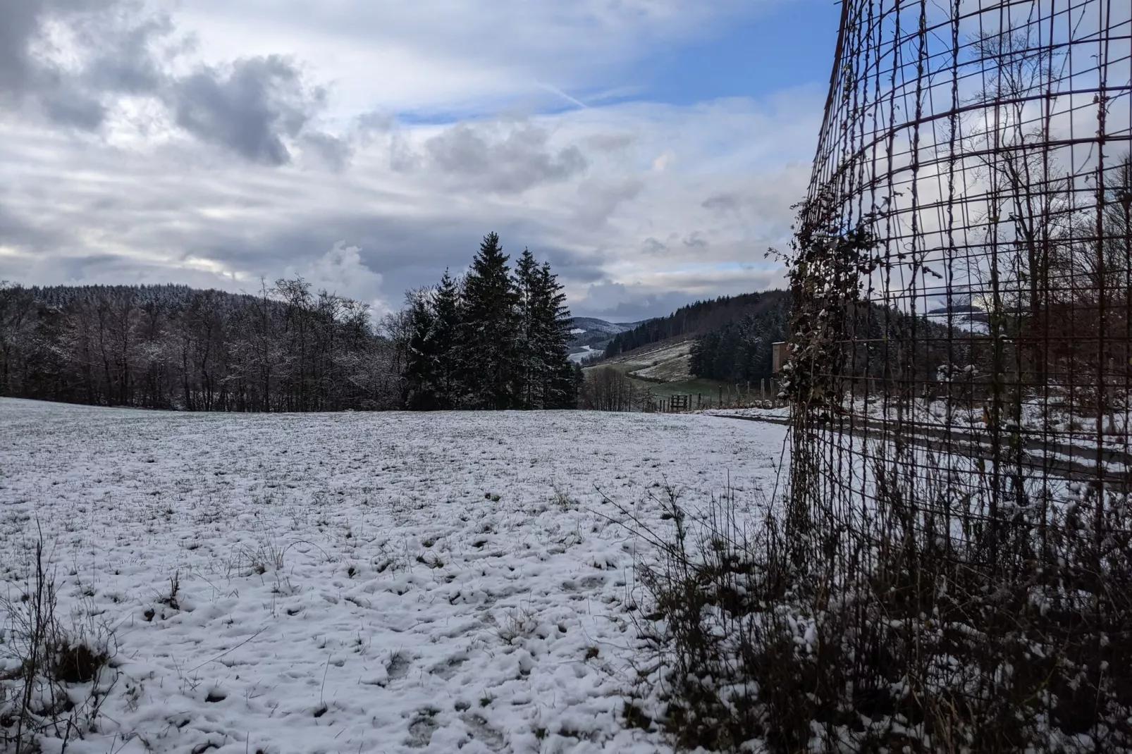 Zum Spitzen Land-Uitzicht winter