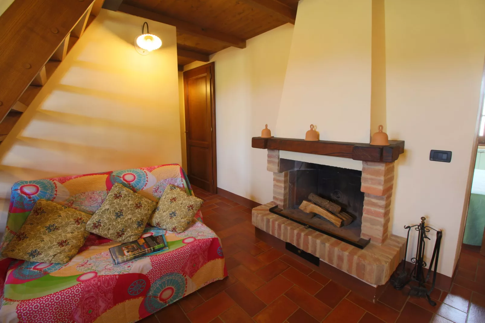 Fijn appartement in Montepulciano met zwembad-Woonkamer