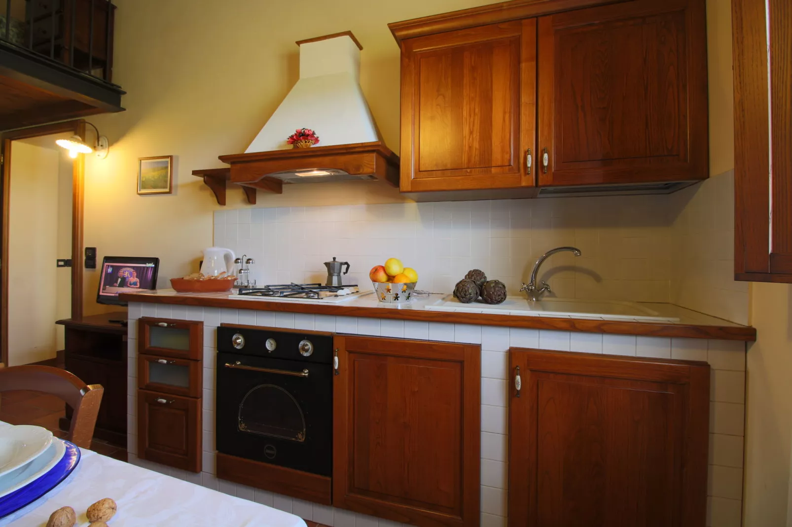 Fijn appartement in Montepulciano met zwembad-Keuken