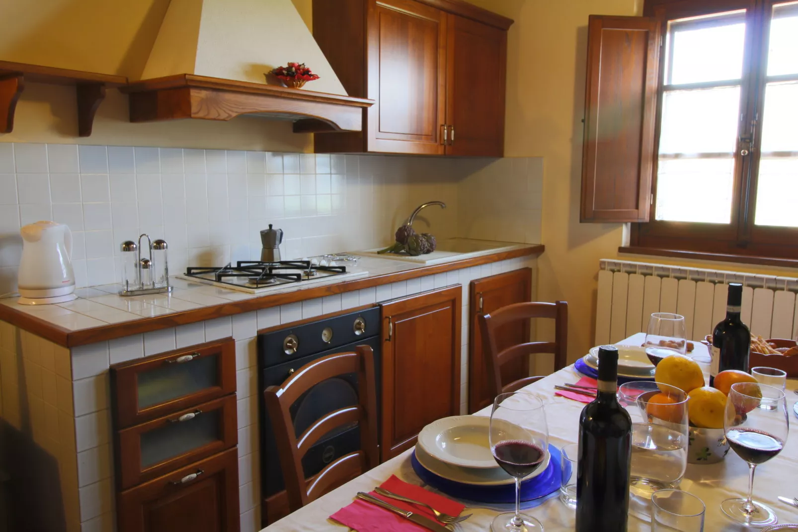 Fijn appartement in Montepulciano met zwembad-Keuken