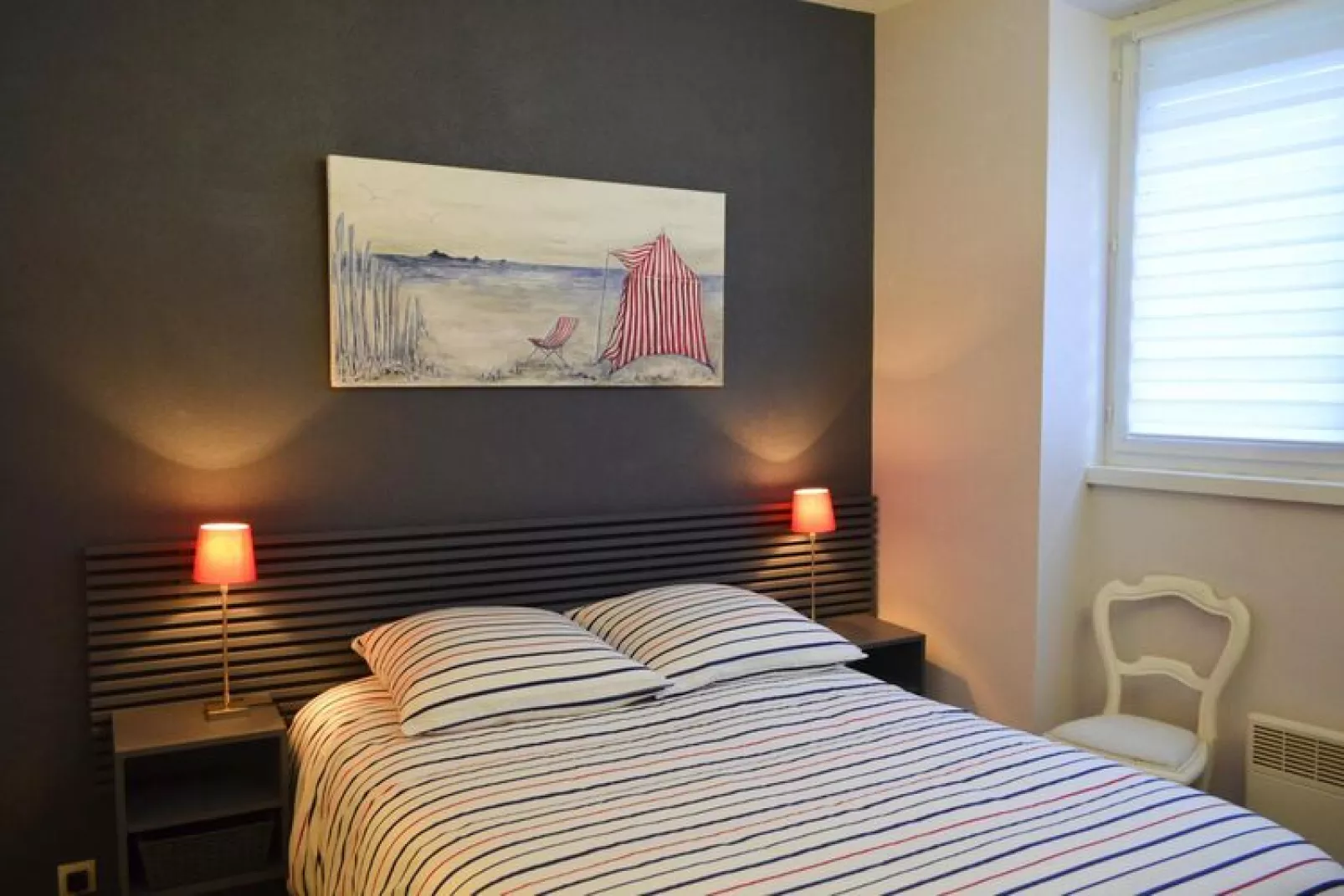 Holiday flat Plougasnou-Slaapkamer