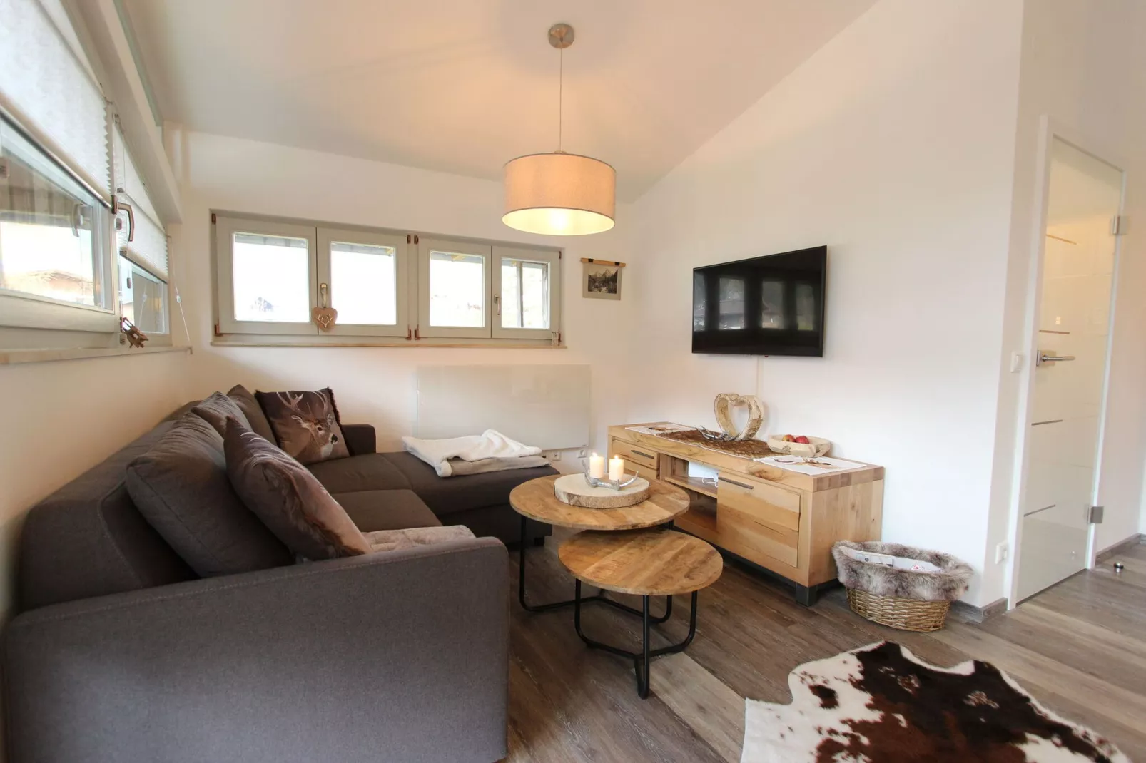 Apartment Hüttenzauber-Woonkamer