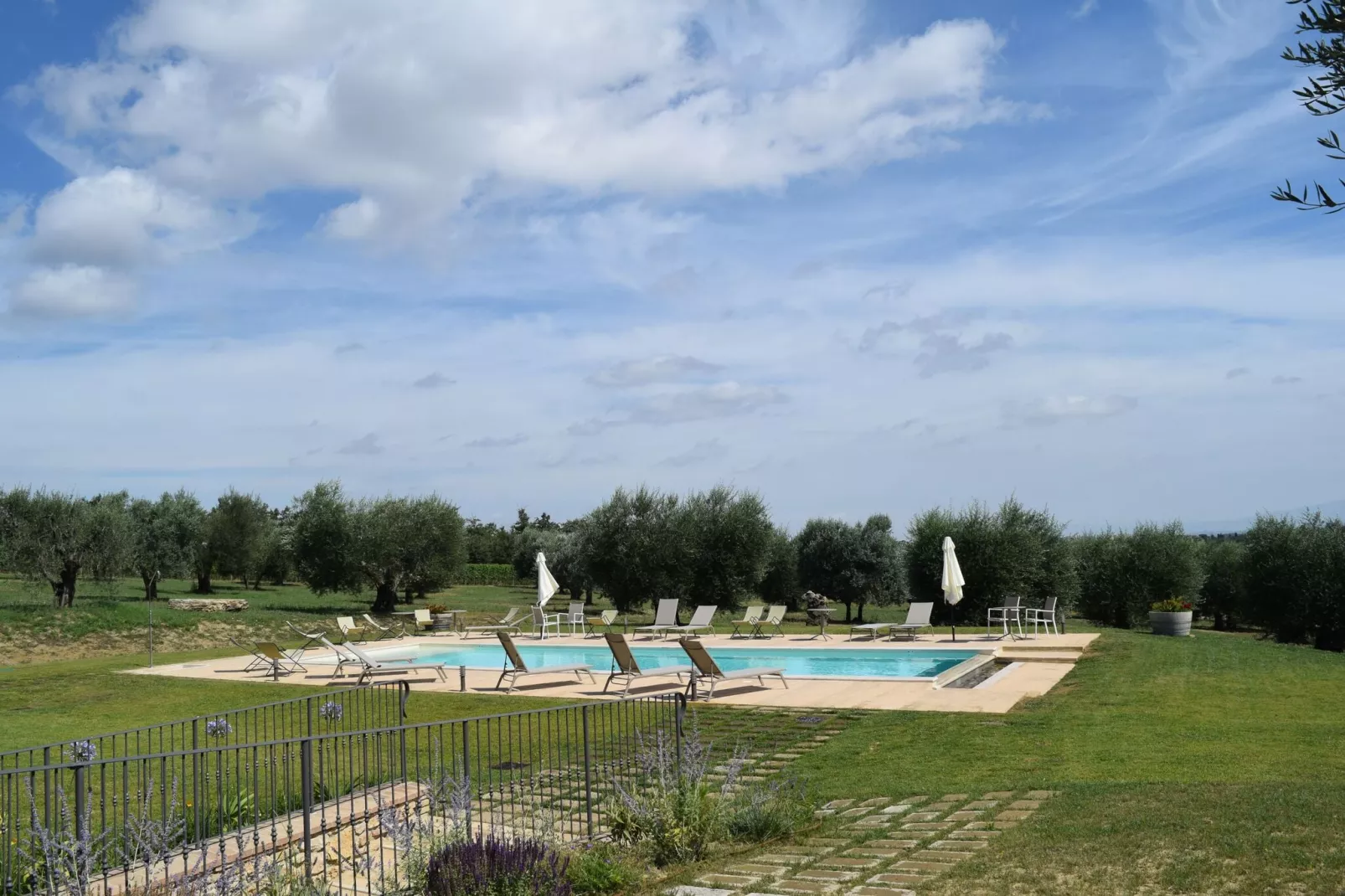 Villa Le Buche-Uitzicht zomer