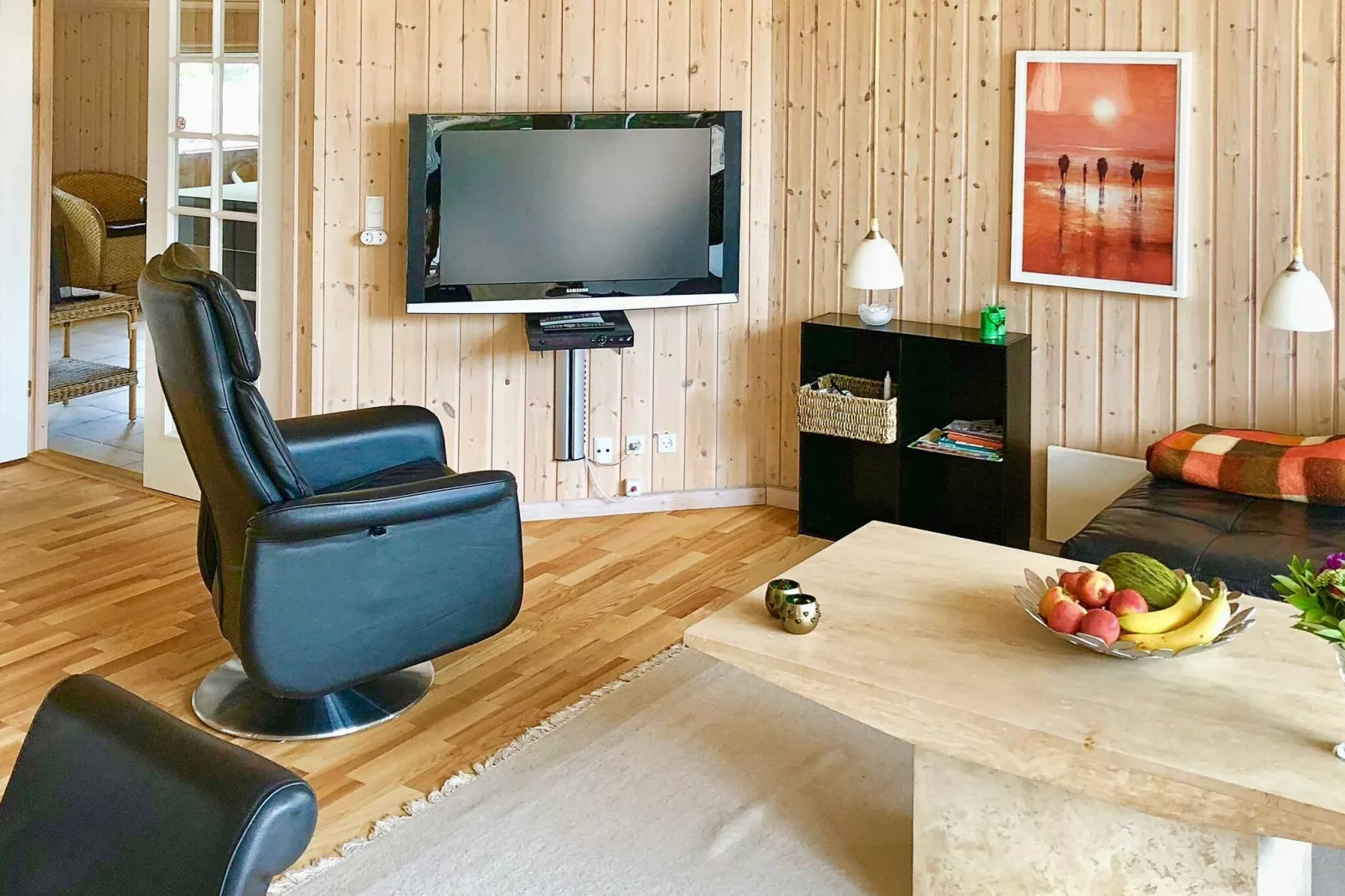 Luxe vakantiehuis in Rødby met een sauna-Binnen