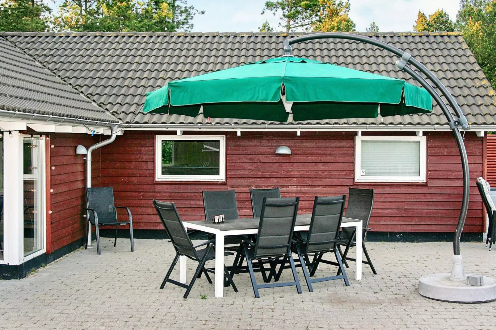 Luxe vakantiehuis in Rødby met een sauna-Buitenlucht