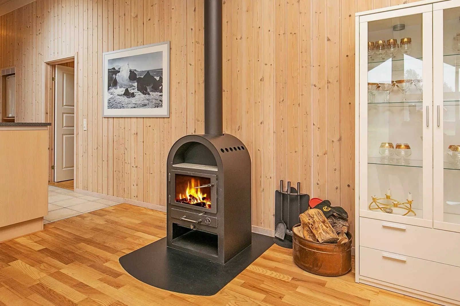 Luxe vakantiehuis in Rødby met een sauna-Binnen