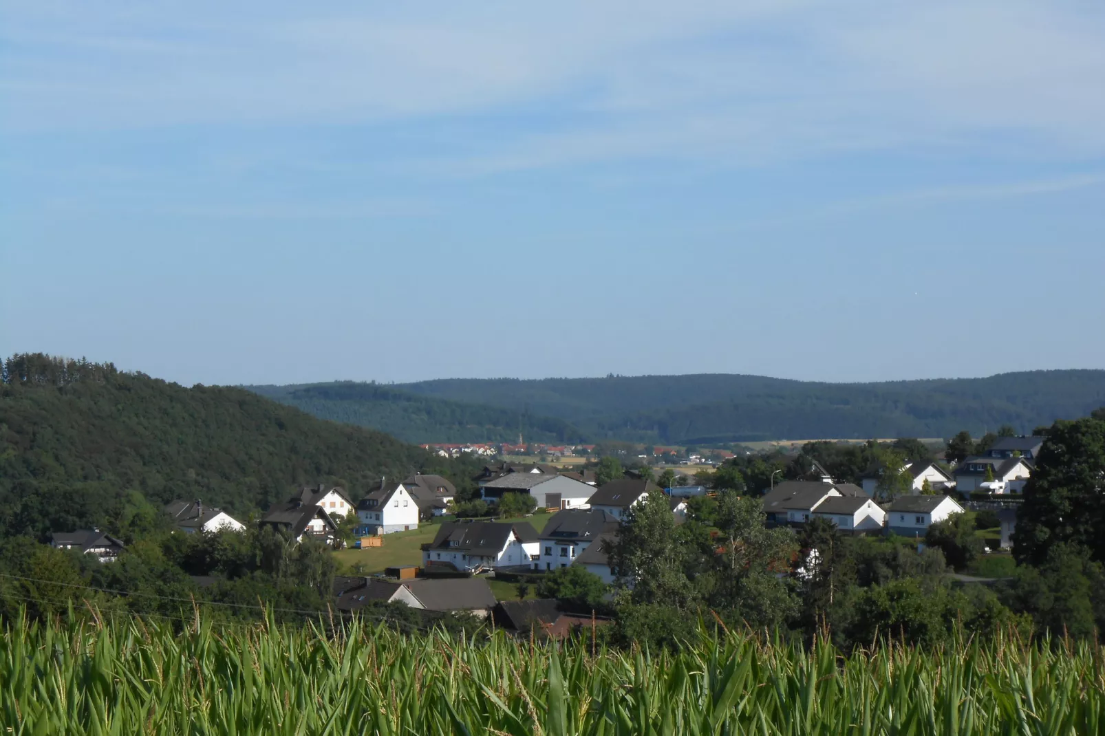 Im Sauerland-Gebieden zomer 1km