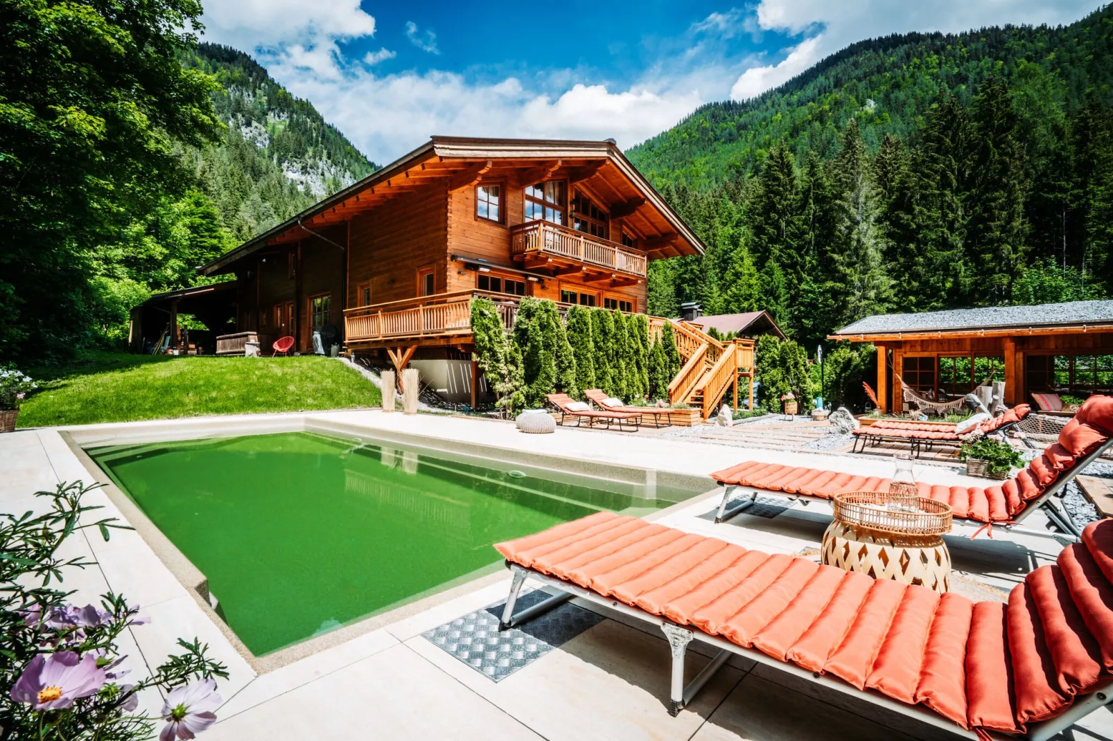 Chalet Gamsglück-Buitenkant zomer