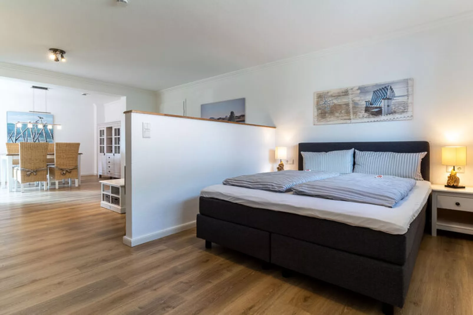 Ferienwohnung Deichlamm St Peter-Ording-Slaapkamer