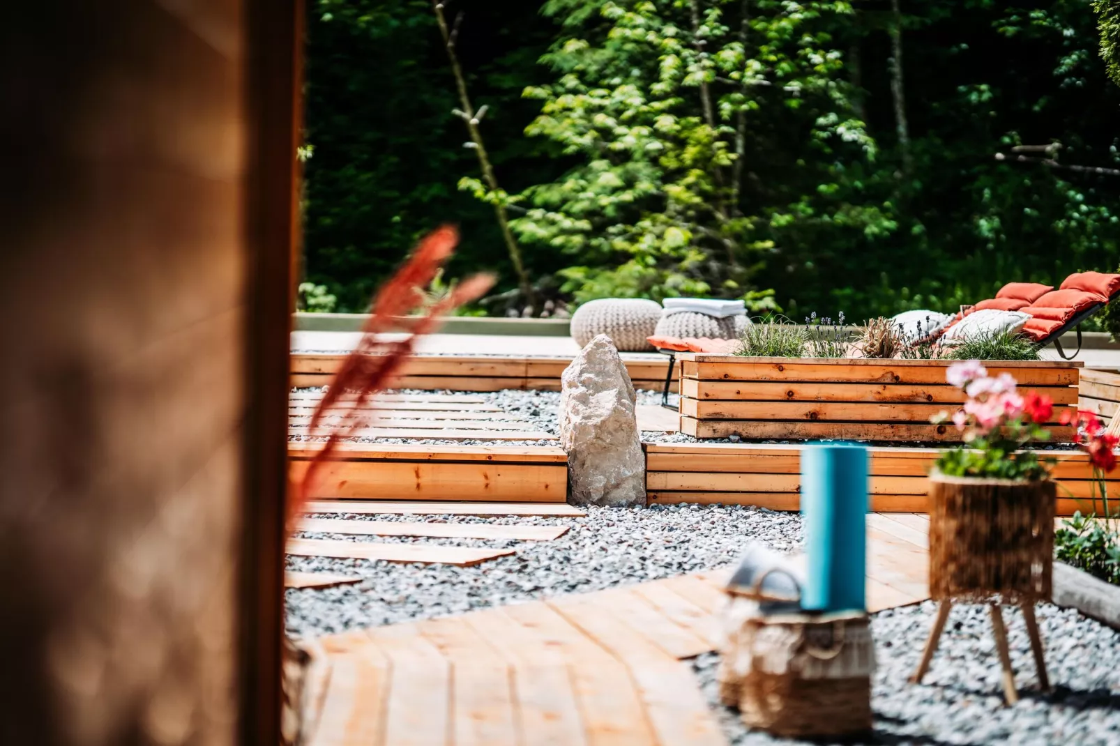 Chalet Gamsglück-Tuinen zomer