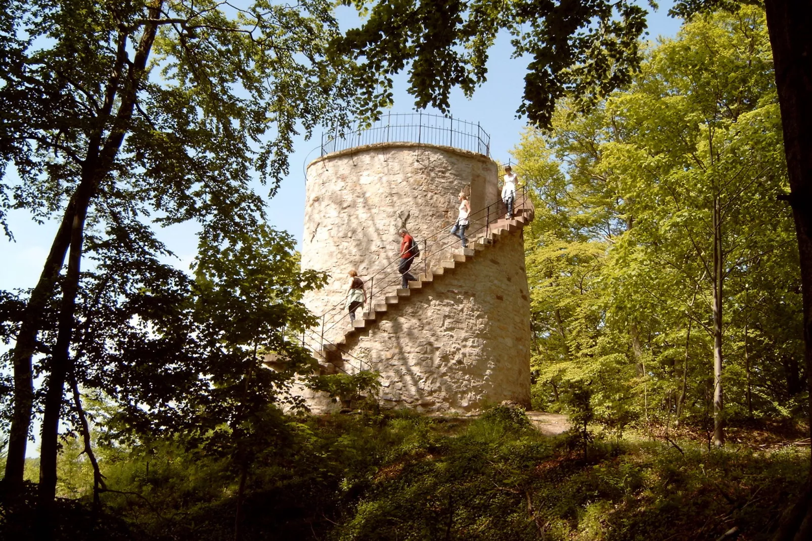 Im Weserbergland-Gebieden zomer 20km