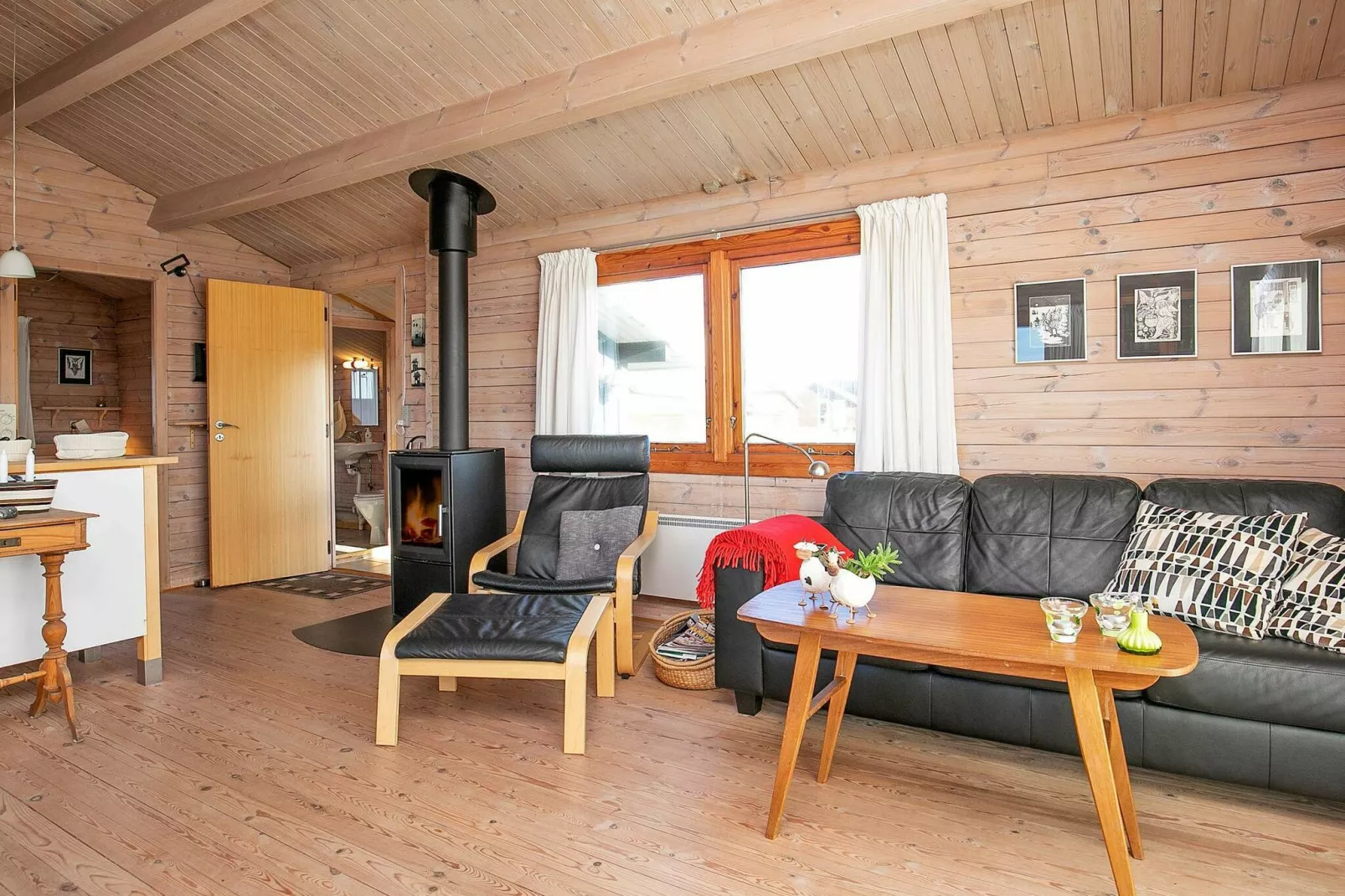 Charmant vakantiehuis in Harboøre met een terras