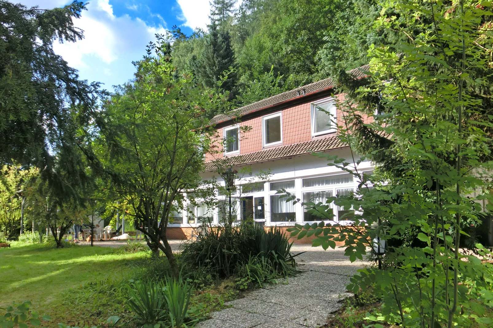 Landhaus Friedensthal-Buitenkant zomer