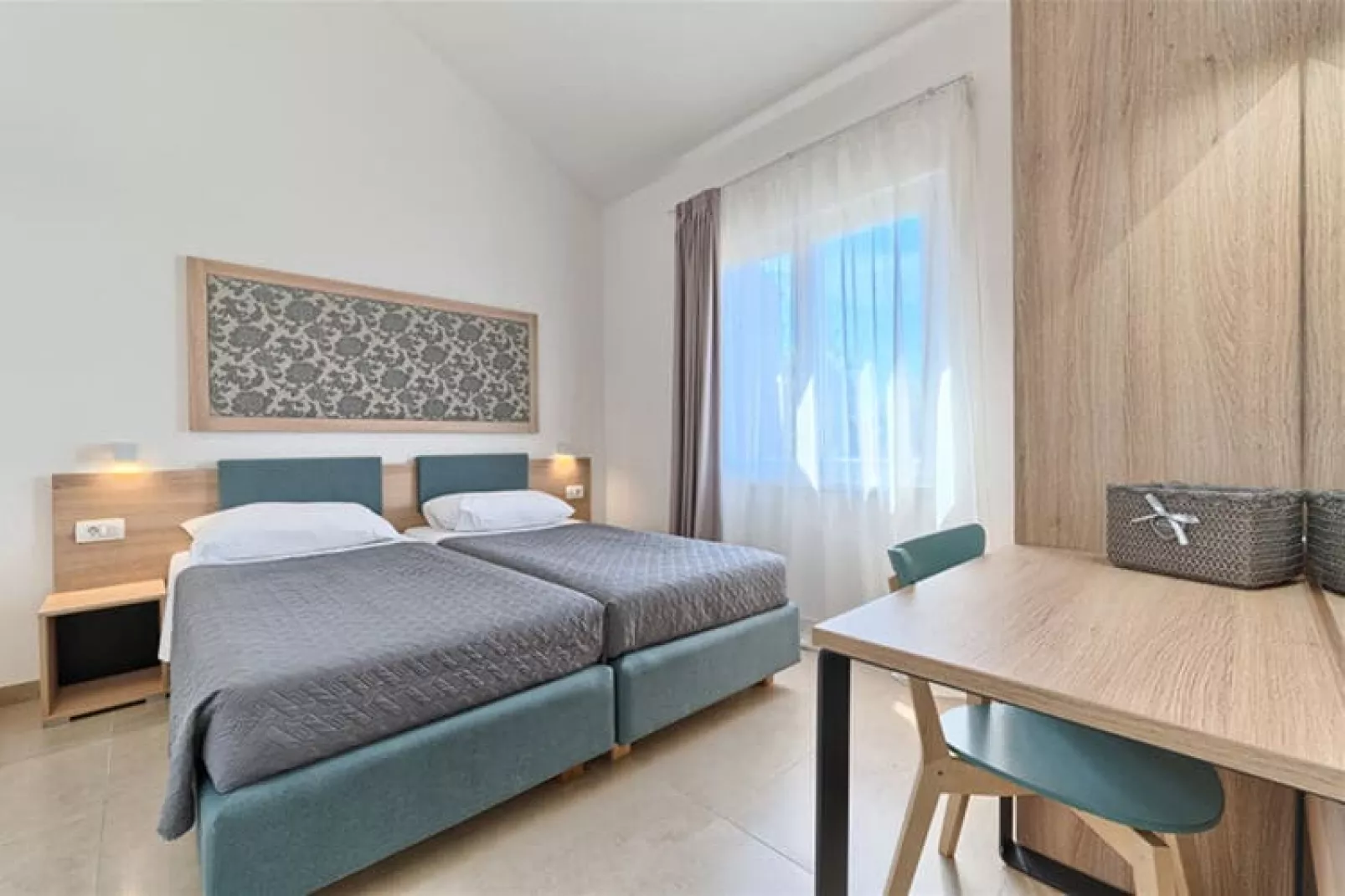 Apartments Medena Trogir - Seget Donji - A2plus2 Superior seaside-Slaapkamer