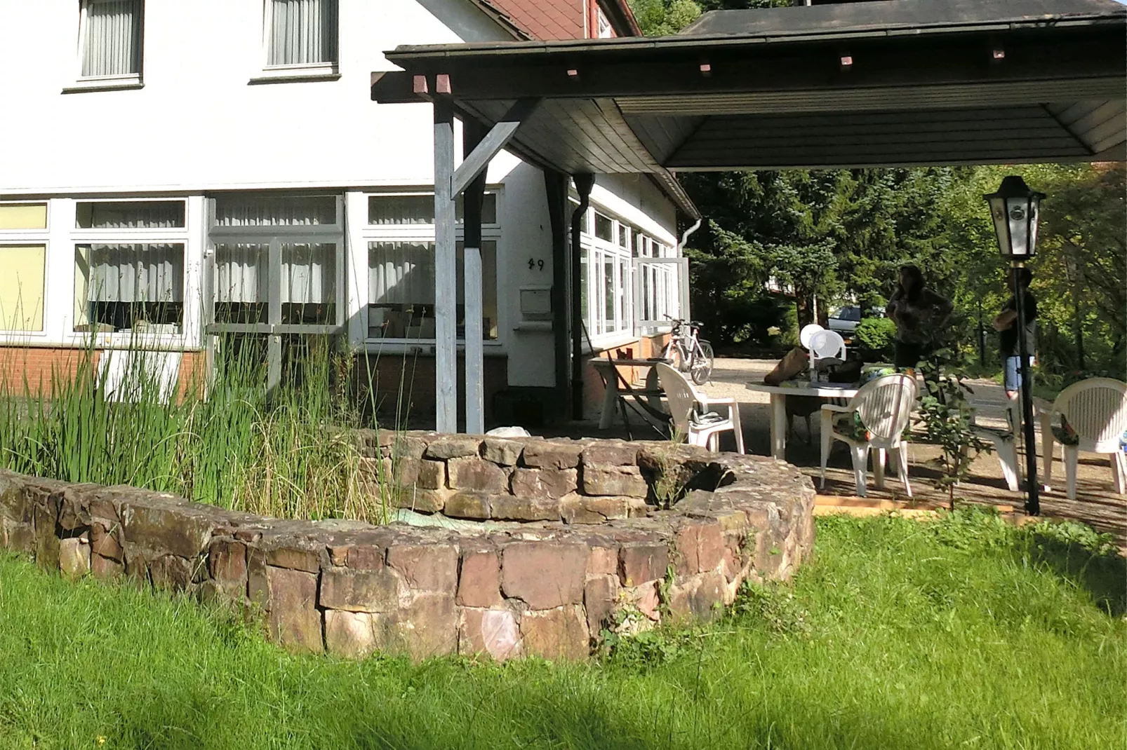 Landhaus Friedensthal-Terrasbalkon