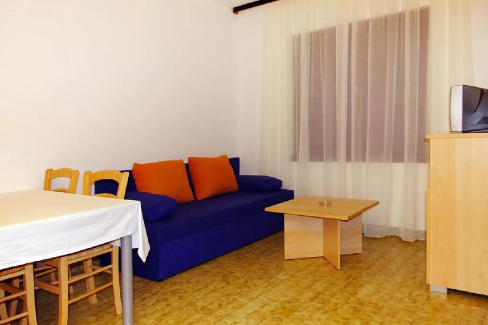Apartments Medena Trogir - Seget Donji - B4plus1 Superior ca 46 qm für 5 Pers-Woonkamer