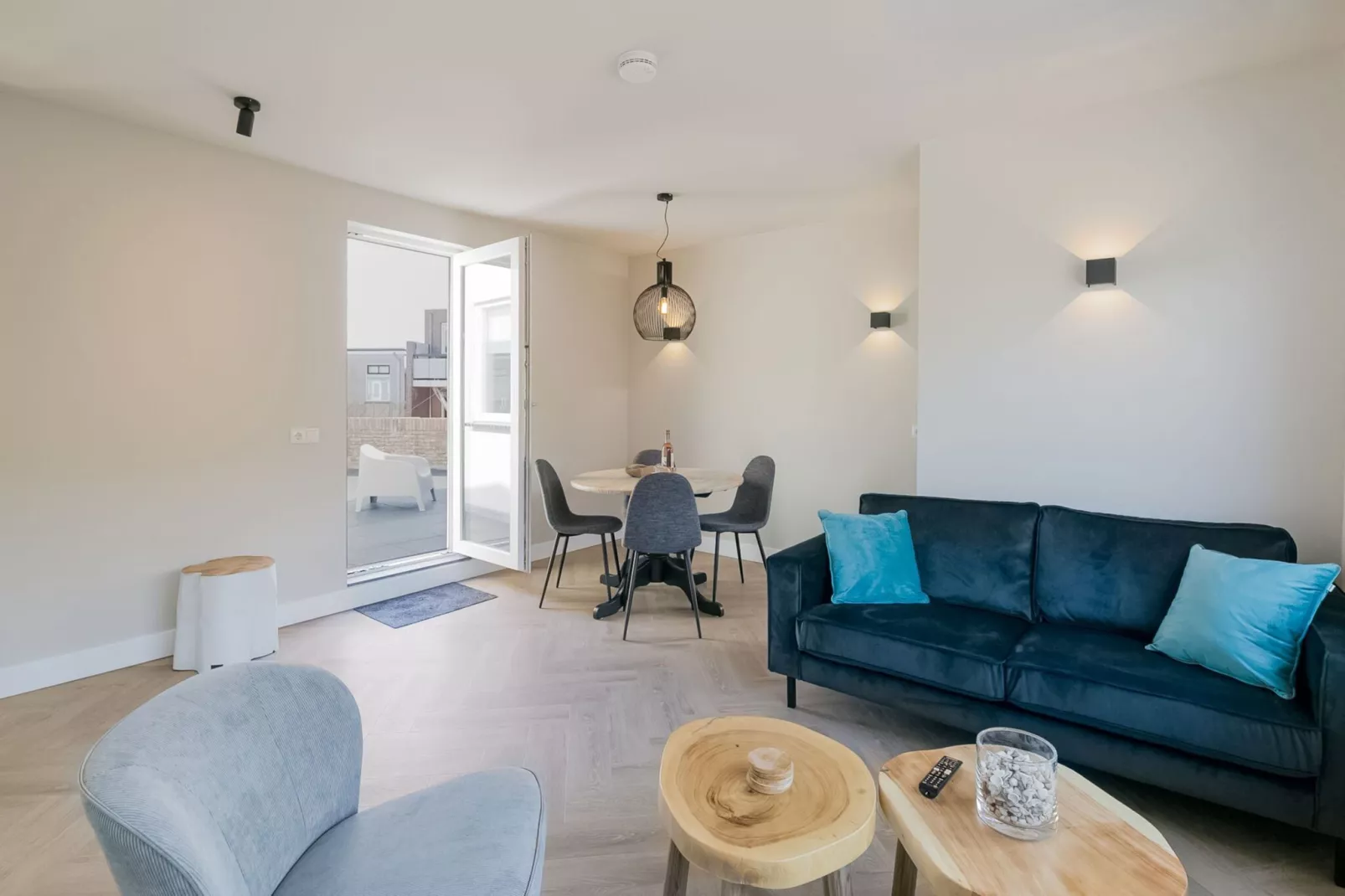 Vakantieappartement Katwijk aan Zee I-Woonkamer