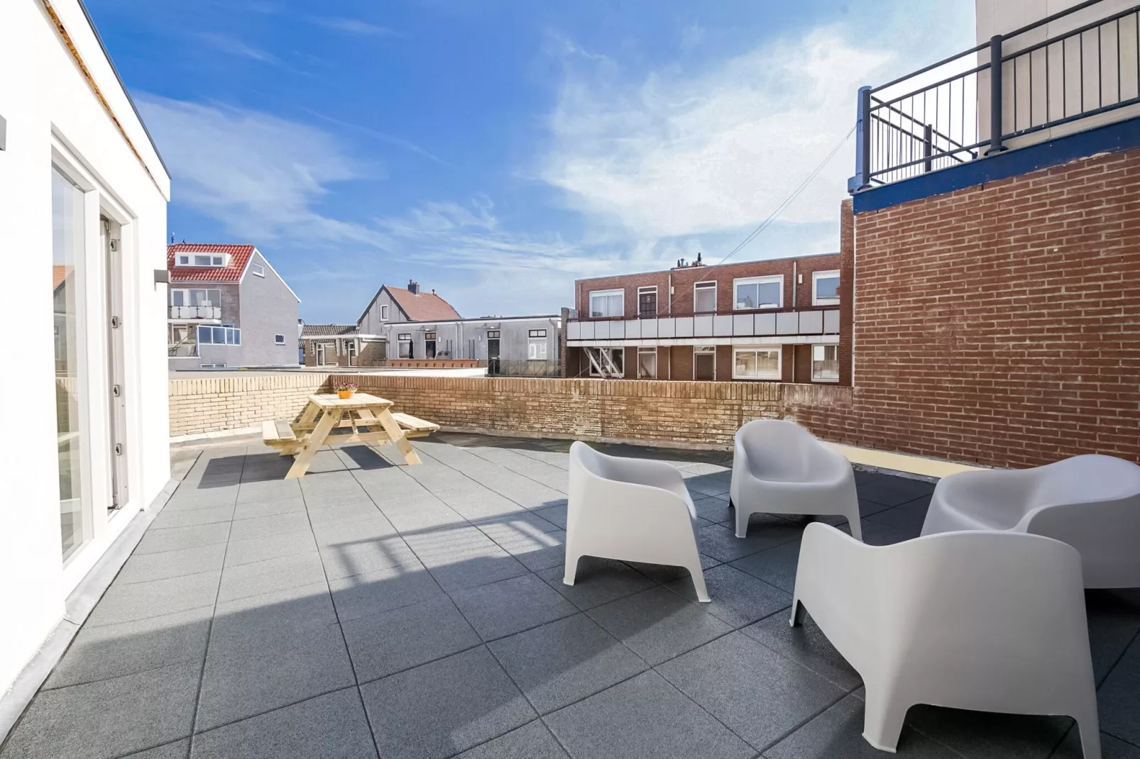 Vakantieappartement Katwijk aan Zee I-Terrasbalkon