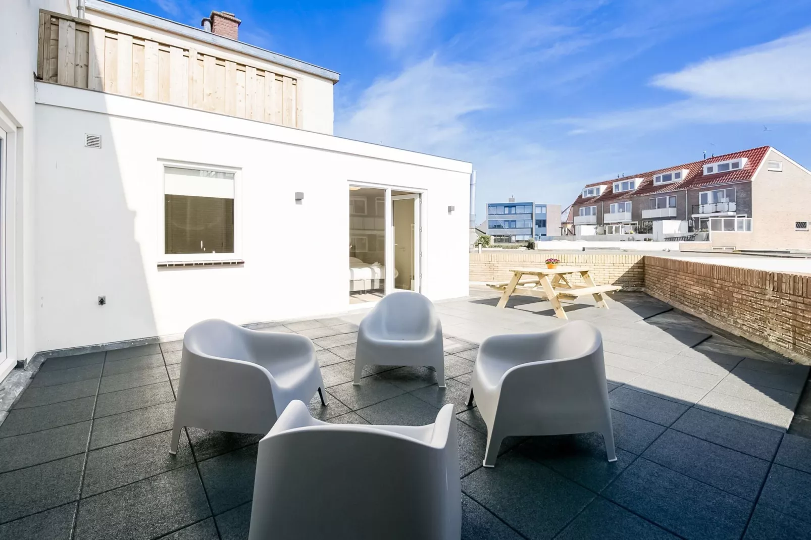 Vakantieappartement Katwijk aan Zee I-Terrasbalkon