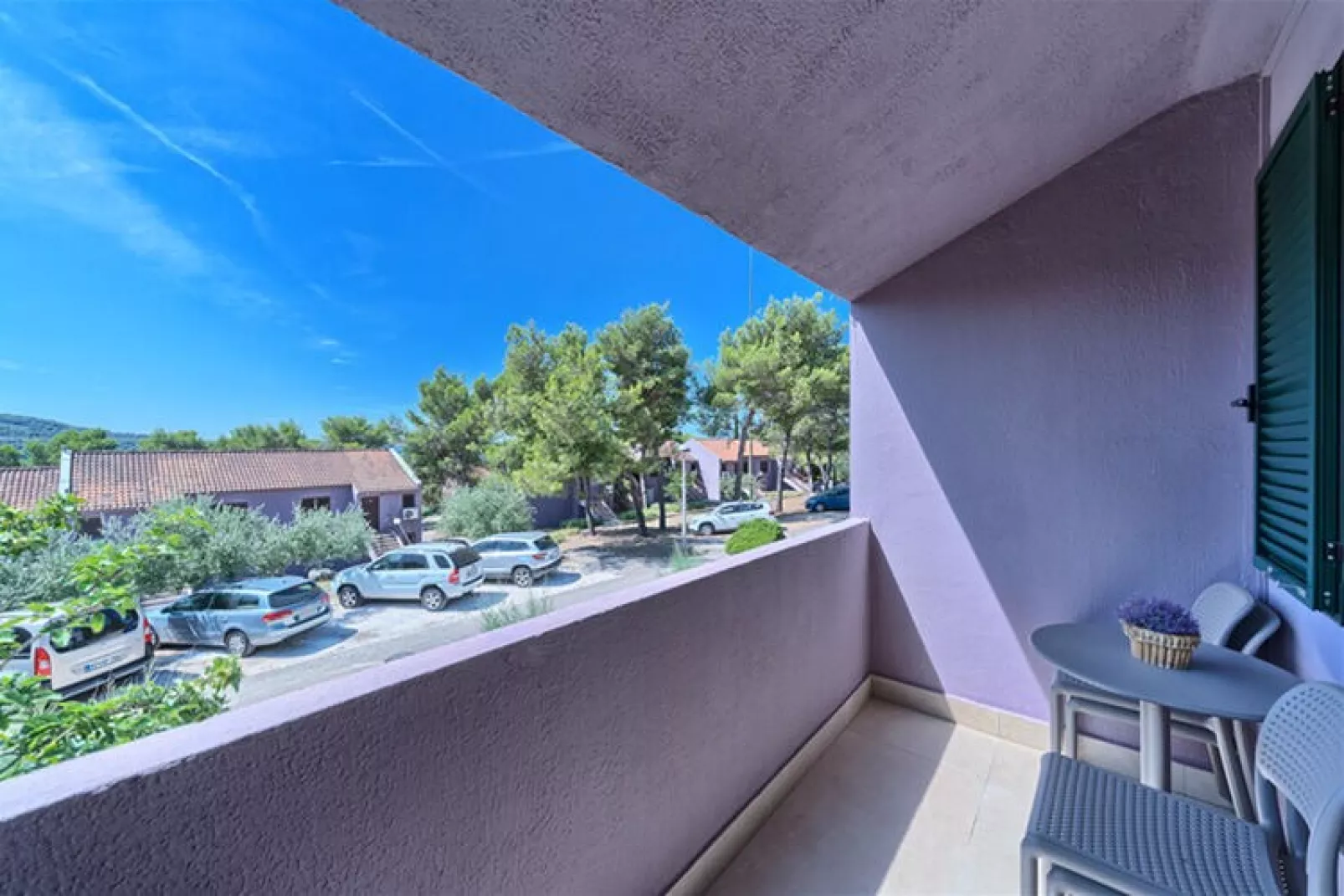 Apartments Medena Trogir - Seget Donji - B 4plus1 Superior Seaside-Terrasbalkon