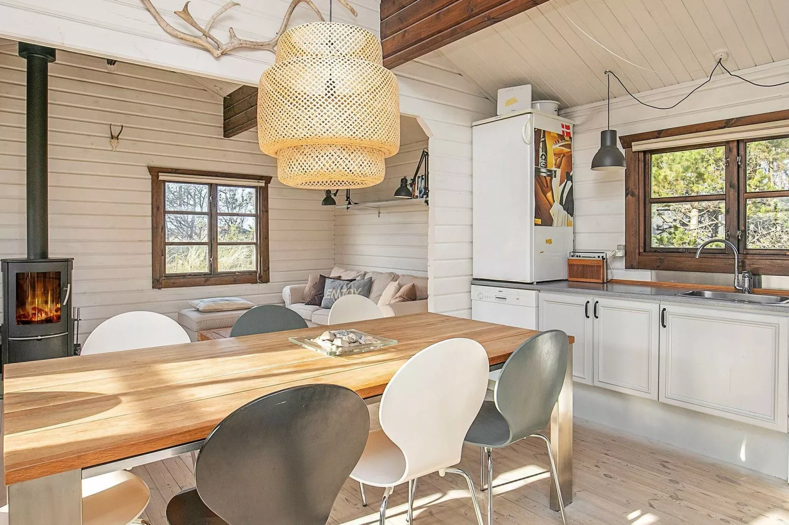 Stijlvol vakantiehuis in Skagen met terras-Binnen