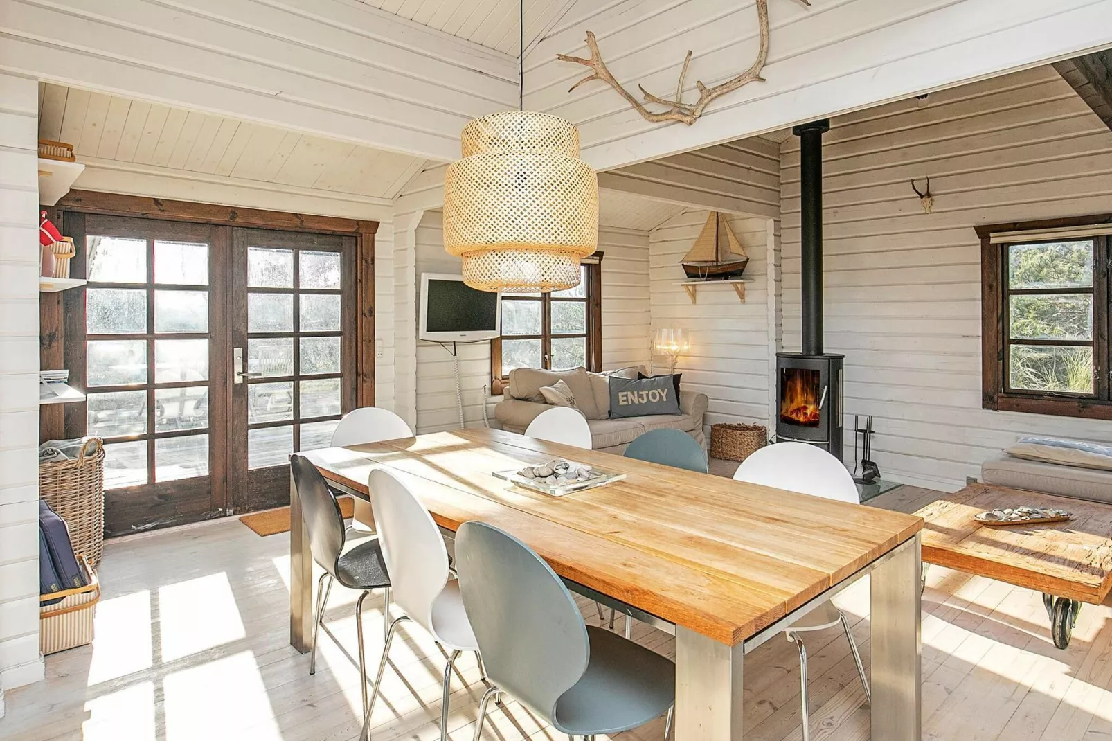 Stijlvol vakantiehuis in Skagen met terras-Binnen